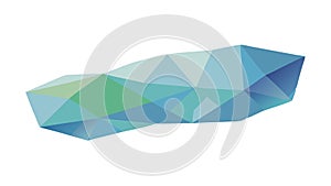 Geometric Wave Pattern, Abstract Movement and Digital Fluidity, Design, vector design Generative AI