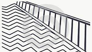 Geometric Wave Pattern Vector Background, Abstract Lines Design Element, vector design Generative AI