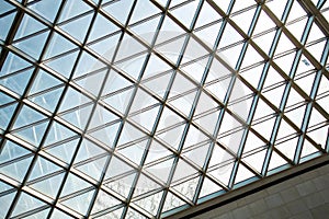 Geometric window grid pattern architecture details