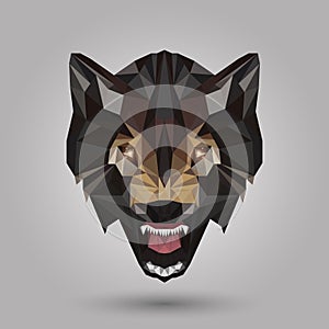Geometric wolf