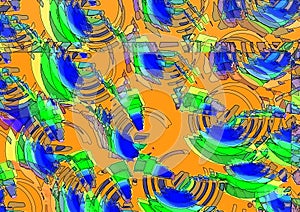 Geometric yellow colors background. Pattern background