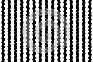 Geometric of zigsaw stripe of vertical pattern. Set 2