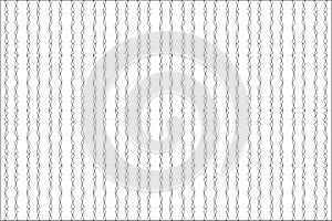 Geometric of zigsaw stripe of vertical pattern. Set 4