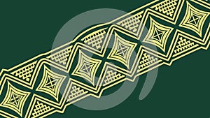 Geometric Zigzag Border Pattern, vector design Generative AI