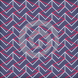 Geometric Zigzag Pattern Background