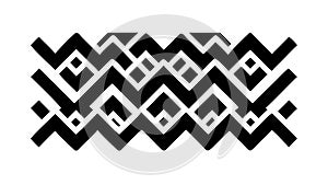 Geometric Zigzag Pattern for Modern and Edgy Design, vector design Generative AI