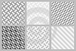 Geometrical abstract diagonal square pattern background set