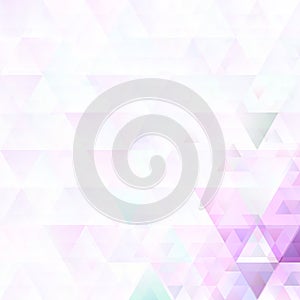 Geometrical abstract triangle pattern background - vector design