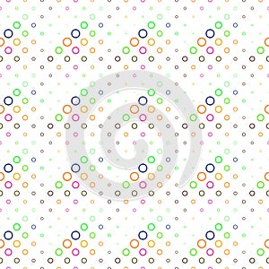 Geometrical colorful seamless circle pattern background design