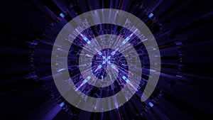 Geometrical Cyber Light Portal 4k uhd 3d rendering vj loop