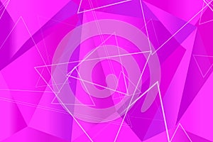Geometrical gradient abstract triangle polygon web background
