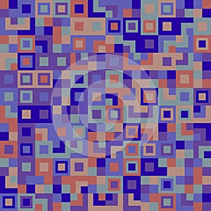 Geometrical mosaic pattern background - abstract vector graphic design