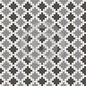 Geometrical seamless knitting scheme pattern background