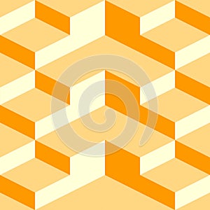 Geometric and symmetric pattern cream photo