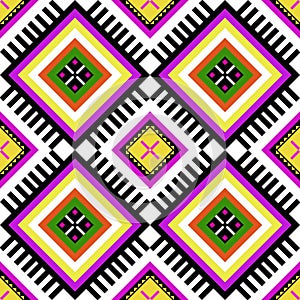 Geometrics ethnic seamless pattern in tribal. Abstract background. Design for background