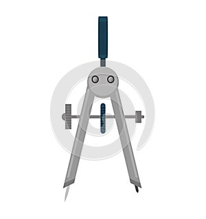 Geometry compass isolated icon