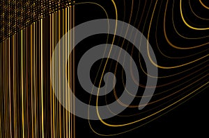 Geometry grace - in gold.