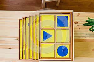 Geometry material montessori photo