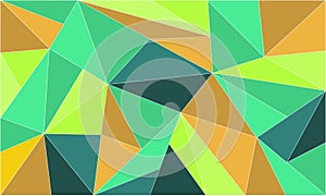 Geometry minimalistic artwork poster with simple shape and figure. Colorful abstract polygon background image design.