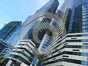 Geometry of Moscow City towers