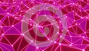 Geometry pink anstract