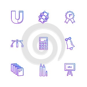 geometry , science , education , studies , eps icons set vector