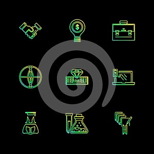 Geometry , science , education , studies , eps icons set vector