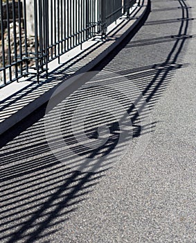 Geometry shadow in Rome near Circo Massimo photo