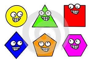 Geometry shapes clipart photo