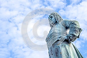 Georg Friedrich Handel Statue in Halle Saale photo