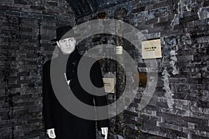 Orson Welles wax figure, Madame Tussaud`s Museum Vienna