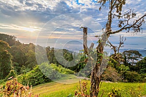 George Town City view from Penang Hill during dawn