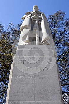 George V Statue in Westminster