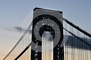 George Washington Bridge in New York and New Jersey