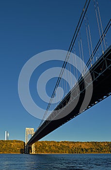 George Washington Bridge at sunrise.