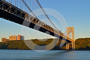 George Washington Bridge at sunrise.