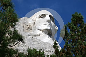 George Washington carving