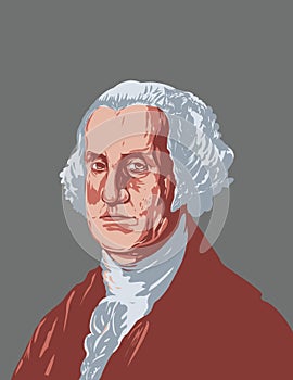 George Washington Founding Father and First President of the United States WPA Poster Art