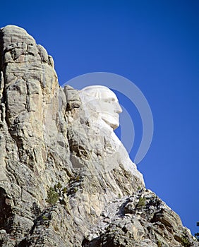 George Washington on Mount Rushmore, South Dakota