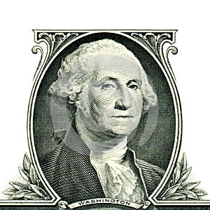 George Washington on one dollar