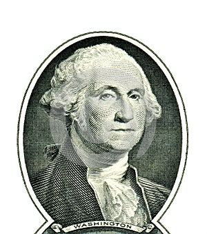 George Washington on one dollar