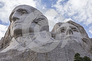 George Washington & Thomas Jefferson On Mount Rushmore