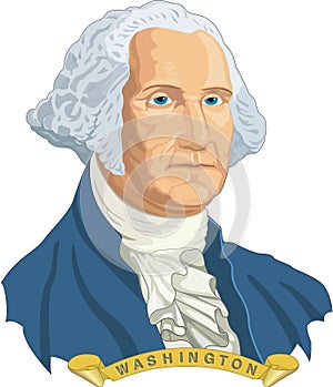 George Washington Vector Illustration photo