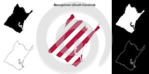 Georgetown outline map