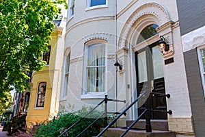 Georgetown historical district facades Washington