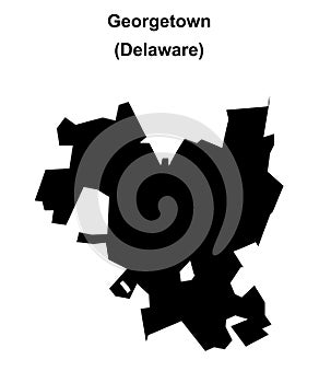 Georgetown outline map