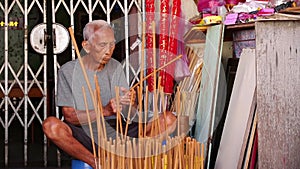 Georgetown Penang Traditional Joss Stick Maker