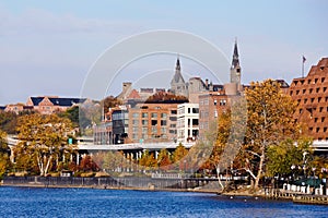 Georgetown waterfront park, Washington DC.