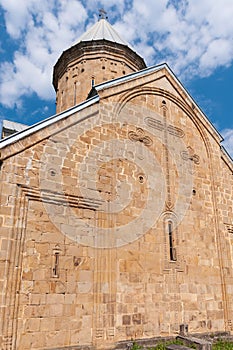 Georgia.Ananuri fortress.Assumption Church in Ananuri.