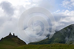 Georgia, Caucasus:  Tsminda Gergeti Trinity Church